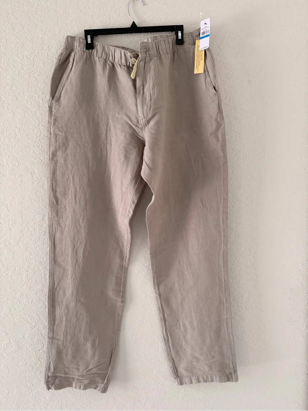 NWT - Tommy Bahama Relaxed Casual Drawstring Chinos in Taupe